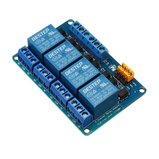 4 Channel 24V Relay Module High And Low Level Trigger For