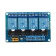 4 Channel 24V Relay Module High And Low Level Trigger For