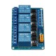 4 Channel 24V Relay Module High And Low Level Trigger For