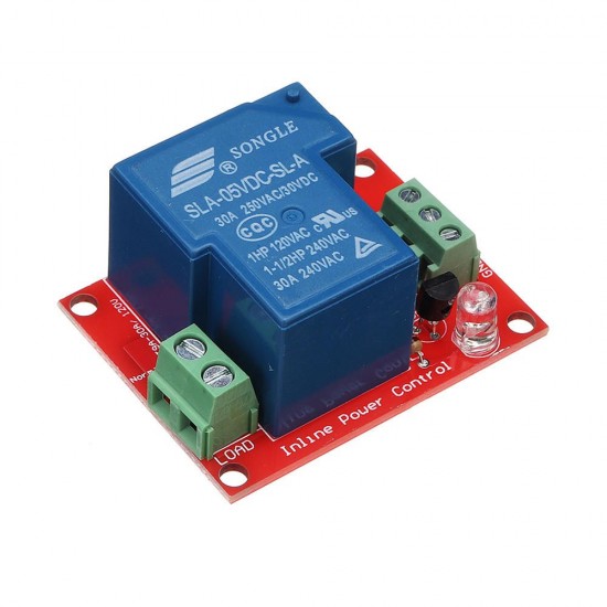5V 30A 250V 1 Channel Relay High Level Drive Relay Module Normally Open Type 5V 30A 250V 1 Channel Relay High Level Drive Relay Module Normally Open Type