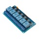 6 Channel 12V Relay Module Low Level Trigger With Optocoupler Isolation