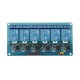 6 Channel 5V Relay Module With Optocoupler Protection Low Level Trigger