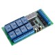 DC 12V 8 Channel Multifunction Timer Delay Relay Board Timing Loop Interlock Self-locking Momentary Bistable Time Switch