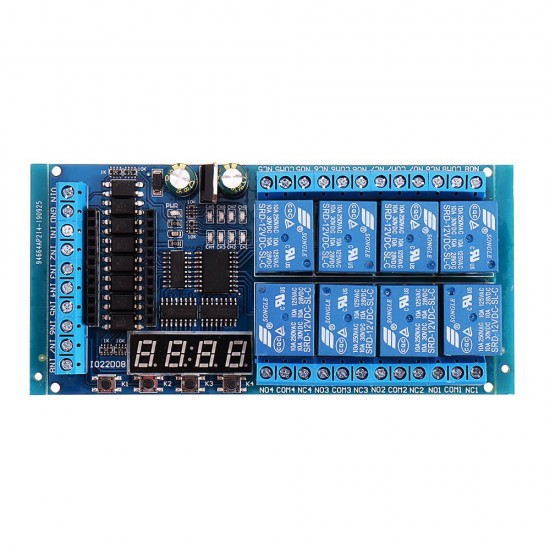 DC 12V 8 Channel Pro mini PLC Board Relay Shield Module Multifunction Delay Timer Switch Board