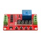 DC 12V Multifunctional Relay Module With LED Display Delay /Self Lock / Cycle / Timing DC 12V Multifunctional Relay Module With LED Display Delay /Self Lock / Cycle / Timing