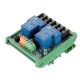 DC 5V 12V 24V 2 Channel 30A High And Low Level Trigger Relay Module PLC Automatic Control Module with Guide Rail for Smart Home DC 5V 12V 24V 2 Channel 30A High And Low Level Trigger Relay Module PLC Automatic Control Module with Guide Rail for Smart Home