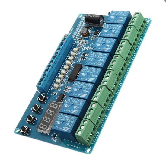 DC 8V To 36V Industrial Grade 8 Channel Multi-function Relay Module Wide Voltage Supply Module DC 8V To 36V Industrial Grade 8 Channel Multi-function Relay Module Wide Voltage Supply Module