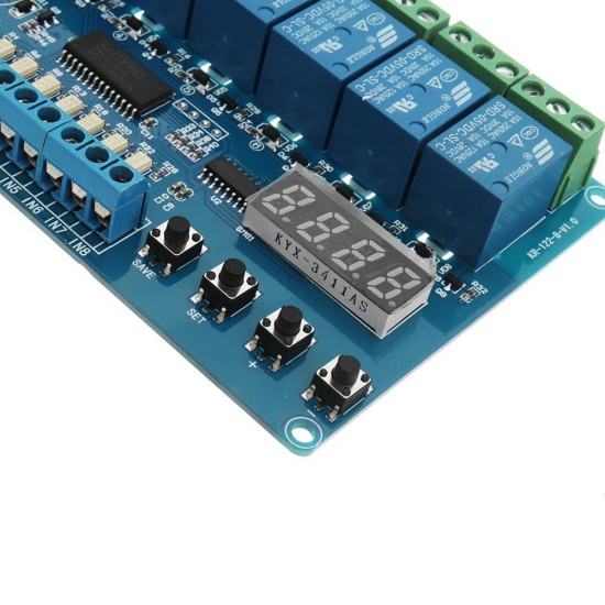 DC 8V To 36V Industrial Grade 8 Channel Multi-function Relay Module Wide Voltage Supply Module DC 8V To 36V Industrial Grade 8 Channel Multi-function Relay Module Wide Voltage Supply Module