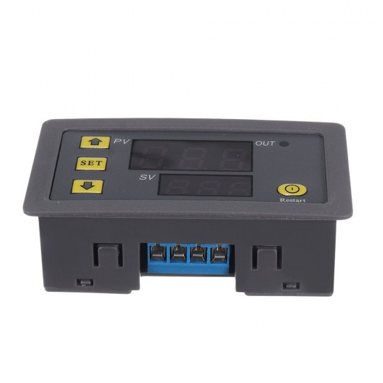 DC12V/24V Delay Timer Infinite Loop Delay Module Double Digital Display Time Relay Board 0~999 hr/min/sec DC12V/24V Delay Timer Infinite Loop Delay Module Double Digital Display Time Relay Board 0~999 hr/min/sec