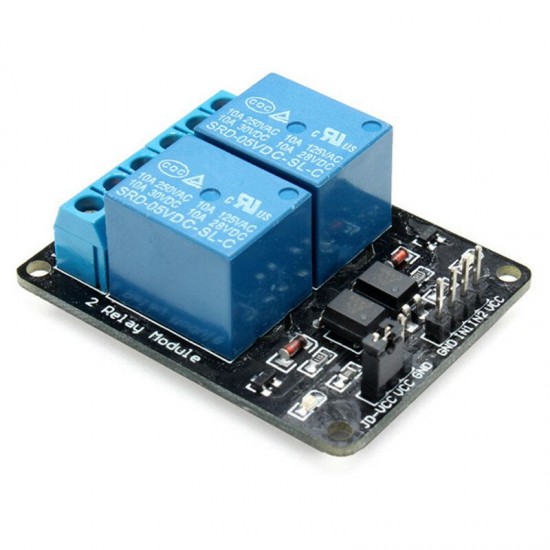DC5V 2 Way 2CH Channel Relay Module With Optocoupler Protection DC5V 2 Way 2CH Channel Relay Module With Optocoupler Protection