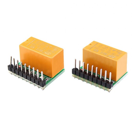 DR21A01 DC 5V/12V DPDT Relay Module Polarity Reversal Switch Board DR21A01 DC 5V/12V DPDT Relay Module Polarity Reversal Switch Board