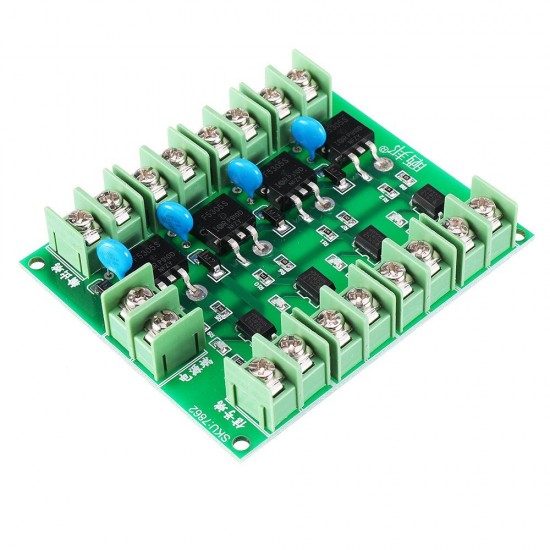 F5305S Mosfet Module PWM Input Steady 4 Channels 4 Route Pulse Trigger Switch DC Controller E-switch MOS FET Field Effect Switch F5305S Mosfet Module PWM Input Steady 4 Channels 4 Route Pulse Trigger Switch DC Controller E-switch MOS FET Field Effect Switch