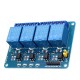 5V 4 Channel Relay Module For PIC DSP MSP430 for Arduino - products that work with official Arduino boards