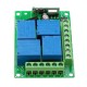 DC 12V 4CH Channel Wireless Remote Control Switch Learning Type Relay Control Module With Case