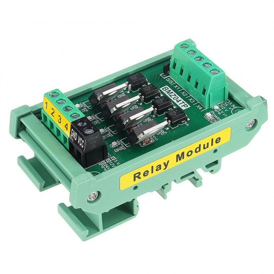 IO Card PLC Signal Amplifier Board NPN to PNP Mutual Input Optocoupler Isolation Transistor Output Relay Module