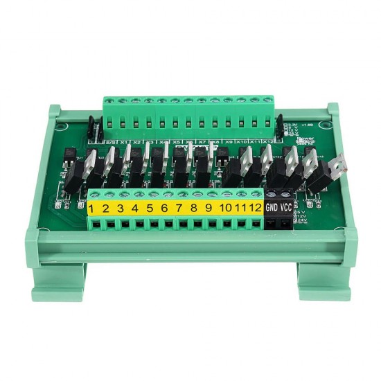 IO Card PLC Signal Amplifier Board NPN to PNP Mutual Input Optocoupler Isolation Transistor Output Relay Module