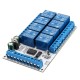 IR23F08 8 Channels DC 5V 12V Multifunctional Delay Relay Module Trigger Locking Bistable Self-locking IR23F08 8 Channels DC 5V 12V Multifunctional Delay Relay Module Trigger Locking Bistable Self-locking