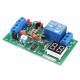 JK12-A 12V Time Adjustable Relay Module with LED Digital Tube Dynamic Display Countdown Single Chip Relay