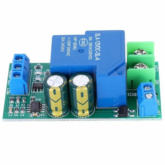 LC55B01 AC/DC 12V 30A Water Level Automatic Controller Aquarium Liquid Switch Relay Board for Solenoid Valve Motor Pump