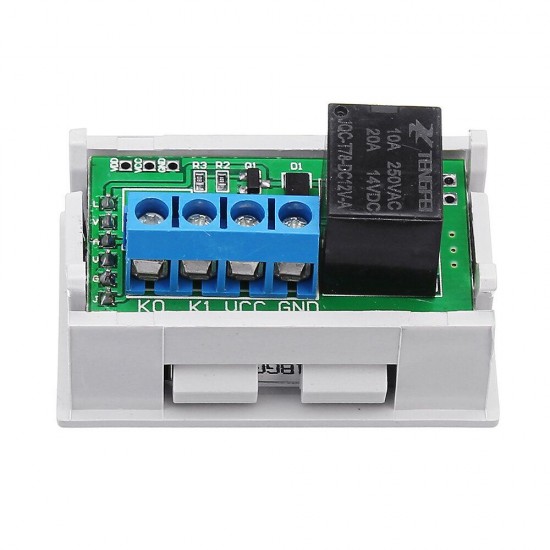 Mini 12V 20A Digital LED Dual Display Timer Relay Module With Case Timing Delay Cycle