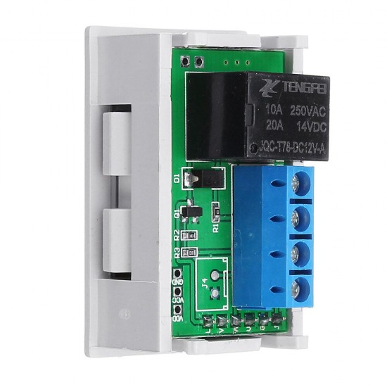 Mini 12V 20A Digital LED Dual Display Timer Relay Module With Case Timing Delay Cycle Mini 12V 20A Digital LED Dual Display Timer Relay Module With Case Timing Delay Cycle