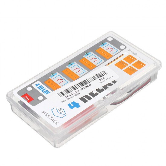 Programmable 4-Way Relay Module AC250V 10A with LED Status Indication IIC Communication Controlled Independently Programmable 4-Way Relay Module AC250V 10A with LED Status Indication IIC Communication Controlled Independently