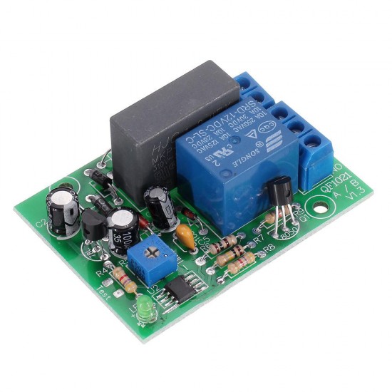 QF1021-A-10M 0-10Min Adjustable 220V Time Delay Relay Module Timer Delay Switch Timed Off with Overcharge Protection