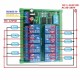 R4D8A08 DC 12V 8 Channel RS485 Relay Module Modbus RTU UART Remote Control Switch with/without DIN35 C45 Rail Box for PLC PTZ Camera Security Monito