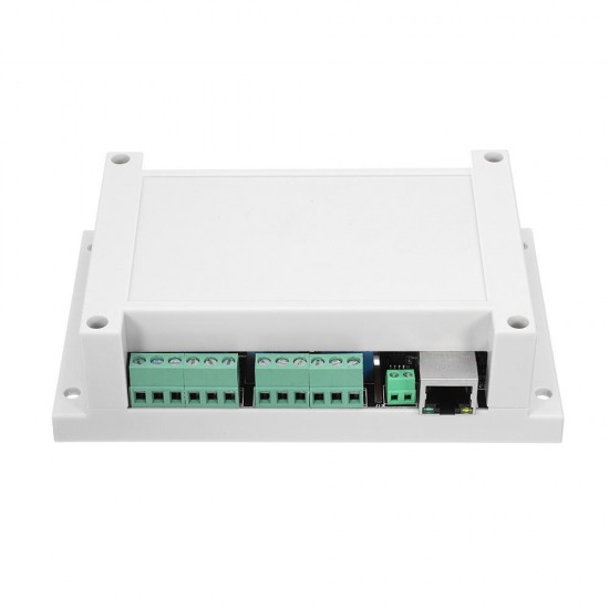 RJ45 TCP/IP WEB Remote Control Board With 8 Channels Relay Integrated 250VAC 485 Networking Controller