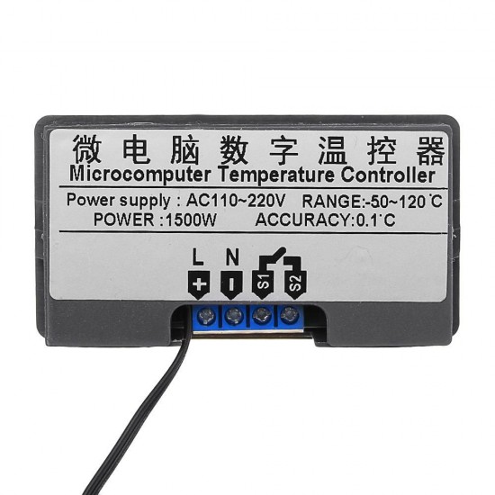 W3230 AC110V-220V 20A LED Digital Temperature Controller Thermostat Thermometer Temperature Control Switch Sensor Meter W3230 AC110V-220V 20A LED Digital Temperature Controller Thermostat Thermometer Temperature Control Switch Sensor Meter