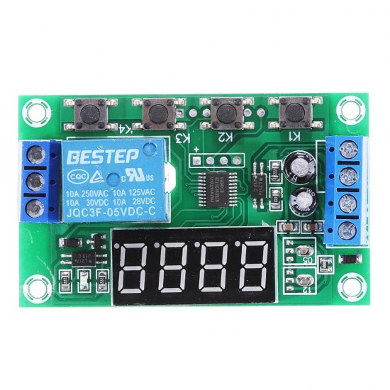 YYC-2S 5V 1 Channel Relay Module Cycle Trigger Delay Power-off Delay Timing Circuit Timer Switch with Display YYC-2S 5V 1 Channel Relay Module Cycle Trigger Delay Power-off Delay Timing Circuit Timer Switch with Display
