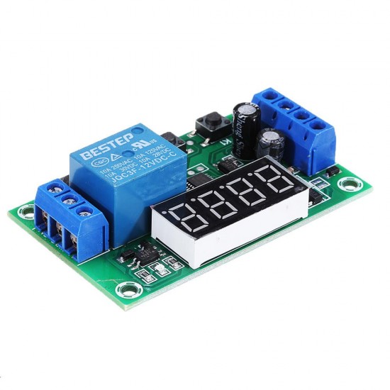 YYC-2S 5V 1 Channel Relay Module Cycle Trigger Delay Power-off Delay Timing Circuit Timer Switch with Display