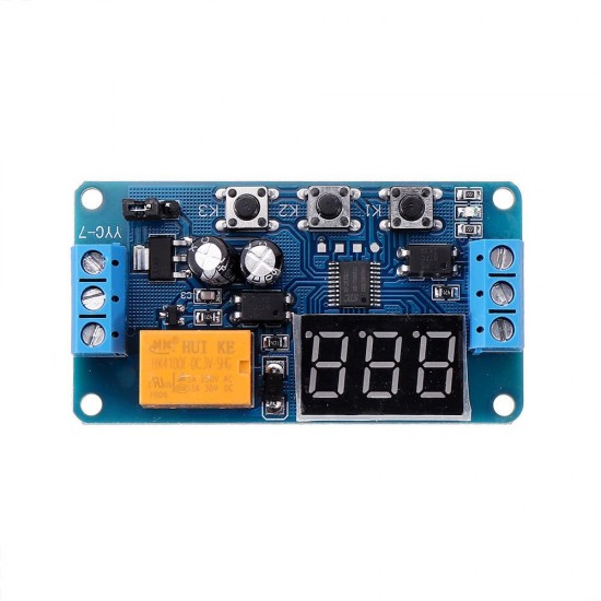 YYC-7 Time Delay Relay Module Signal Cycle Timing Switch Timer Relay 3V 3.7V 4.5V 5V 6V 7.4V