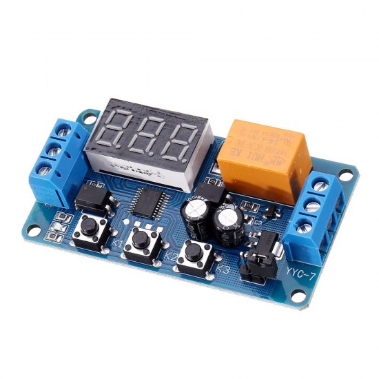 YYC-7 Time Delay Relay Module Signal Cycle Timing Switch Timer Relay 3V 3.7V 4.5V 5V 6V 7.4V YYC-7 Time Delay Relay Module Signal Cycle Timing Switch Timer Relay 3V 3.7V 4.5V 5V 6V 7.4V