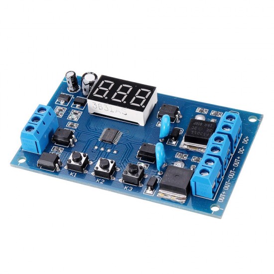 YYD-4 Double MOS Timer Relay Module 2 Channel Cycle Delay Timing Relay for Control Solenoid Valve Water Pump Switch