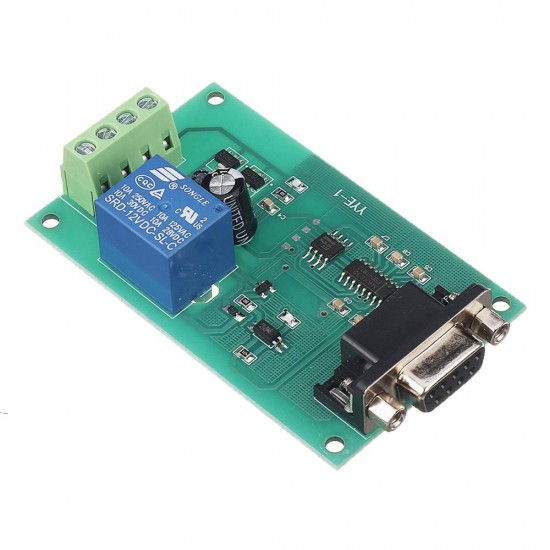 YYE-1 5V/12V/24V RS232 Serial Port Control Relay Module MCU MAX232 USB Control Switch Board