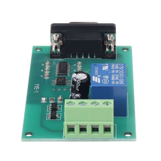 YYE-1 5V/12V/24V RS232 Serial Port Control Relay Module MCU MAX232 USB Control Switch Board YYE-1 5V/12V/24V RS232 Serial Port Control Relay Module MCU MAX232 USB Control Switch Board