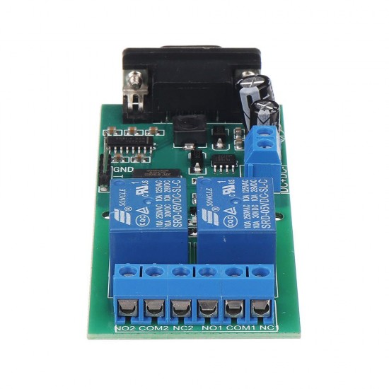 YYE-2 RS232 Adjustable UART Serial Port Remote Control 2 Channel Relay Module MCU PC Control Switch Board YYE-2 RS232 Adjustable UART Serial Port Remote Control 2 Channel Relay Module MCU PC Control Switch Board