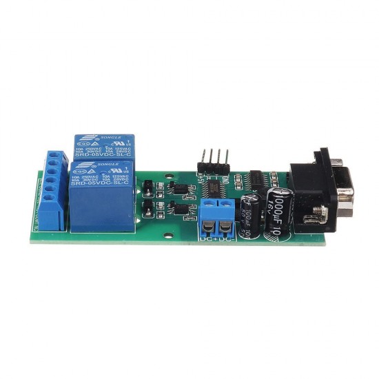 YYE-2 RS232 Adjustable UART Serial Port Remote Control 2 Channel Relay Module MCU PC Control Switch Board