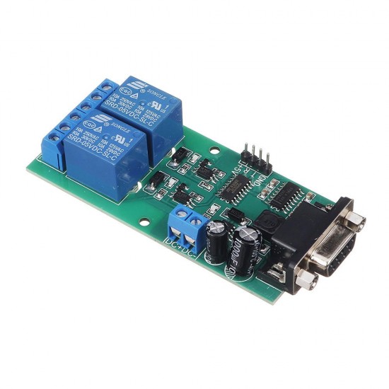 YYE-2 RS232 Adjustable UART Serial Port Remote Control 2 Channel Relay Module MCU PC Control Switch Board YYE-2 RS232 Adjustable UART Serial Port Remote Control 2 Channel Relay Module MCU PC Control Switch Board