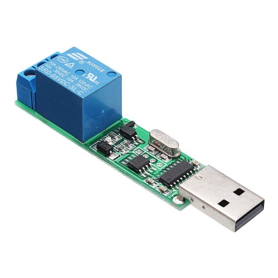 YYE-3 USB Control Relay Module CH340 MCU PC Control Switch PLC Jog Self-locking Board