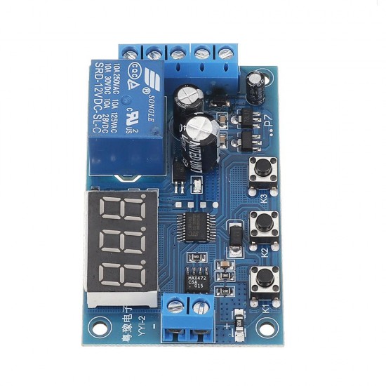 YYI-2 5V 12V 24V Current Detection Module Current Limit Overcurrent Motor Blocking Protection Board Current Sensor Relay Board 5-24V DC