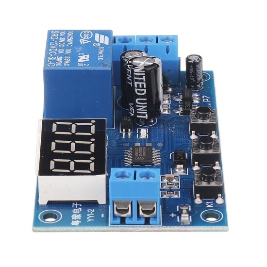 YYI-2 5V 12V 24V Current Detection Module Current Limit Overcurrent Motor Blocking Protection Board Current Sensor Relay Board 5-24V DC