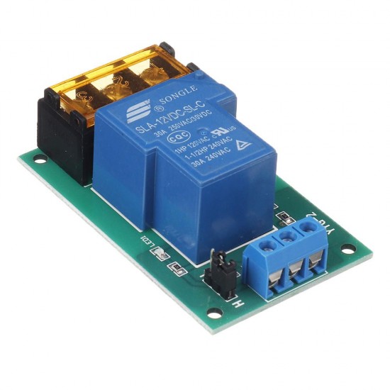 YYLOCK-2 5V/12V/24V High Power Relay Module Self-locking Power-off Delay On Off Pulse Signal Relay