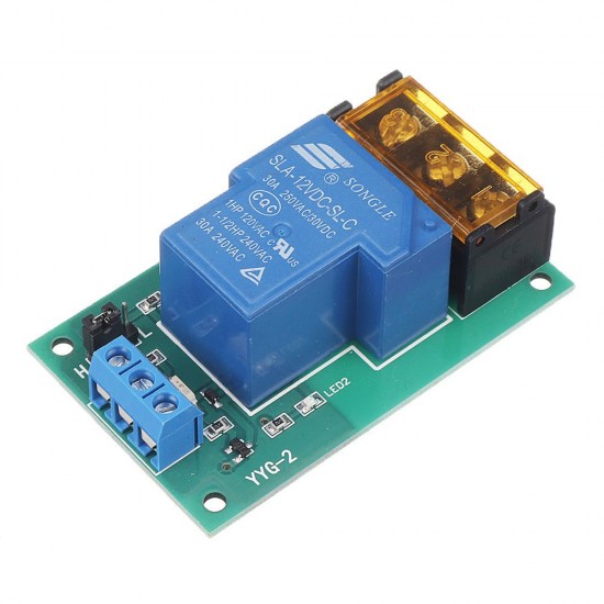 YYLOCK-2 5V/12V/24V High Power Relay Module Self-locking Power-off Delay On Off Pulse Signal Relay