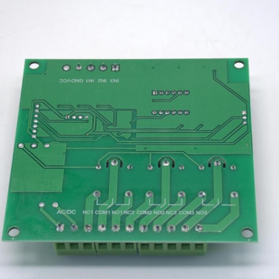 YYS-4 3 Channel Programmable Relay Control Module Trigger Delay/Timer/Self-latching/Interlock Switch Relay Board