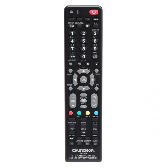 E-C910 Universal Replacement Remote Control for Changhong TV HDTV 3D TV