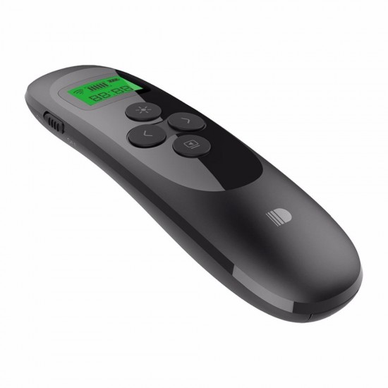 DSIT021 2.4G Wireless Laser Pointer Presenter Remote Control with Time Display for PPT Speech Meeting Teaching Presentation