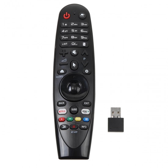 E23815 Wireless Remote Control Replacement with USB Receiver for LG AN-MR650A Smart TV