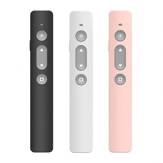 HY-201 Page Laser Turning Pen 2.4G Wireless Flip Pen Rechargeable USB Remote Control Supports